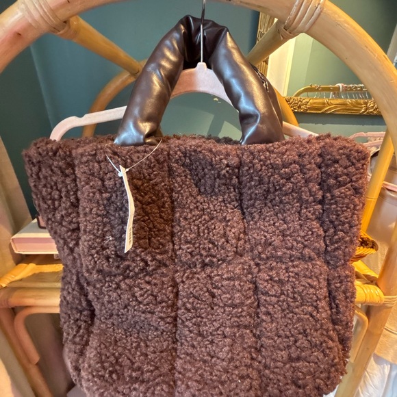 Topshop Tabby Quilted Small‎ Tote in Brown - Picture 2 of 4